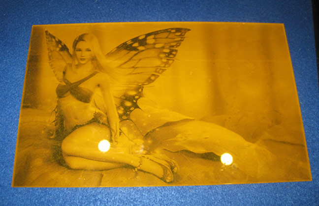 Acrylic Photo Laser Engraving