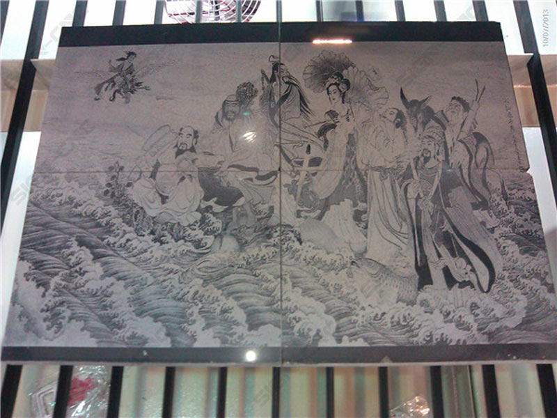 Marble laser engrave
