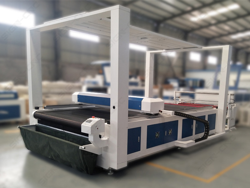 Vision Identity CCD Camera CO2 Laser Cutting Machine for Garment Textile Fabric