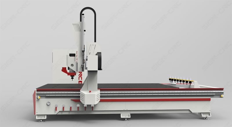 ACE-2030 ATC CNC Router Machine 4Axis Swing head for 3D Model