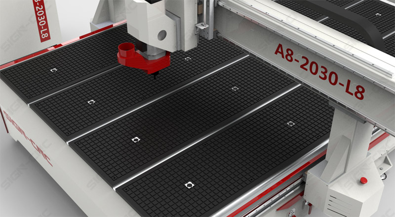 ACE-2030 ATC CNC Router Machine 4Axis Swing head for 3D Model