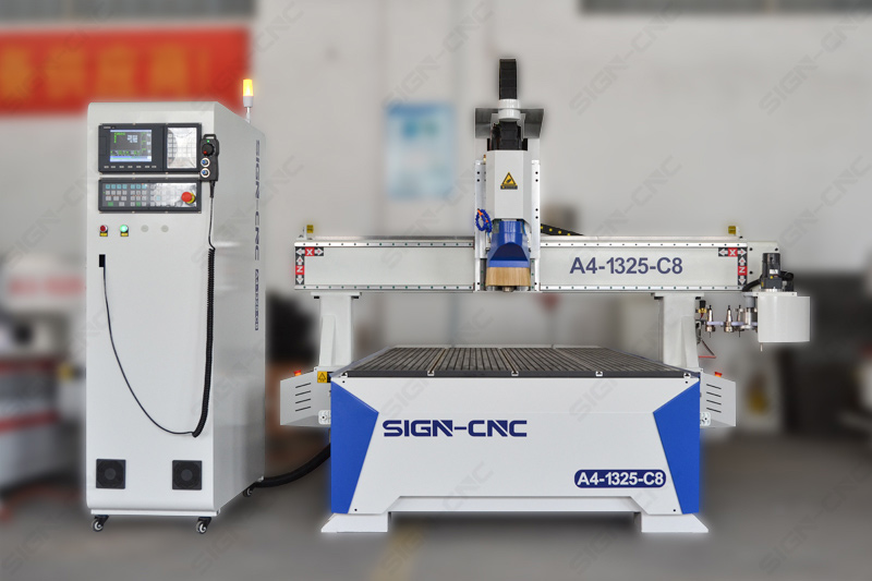 ACE-1325 Disc ATC cnc router Machine with pressure wheel