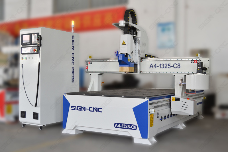ACE-1325 Disc ATC cnc router Machine with pressure wheel