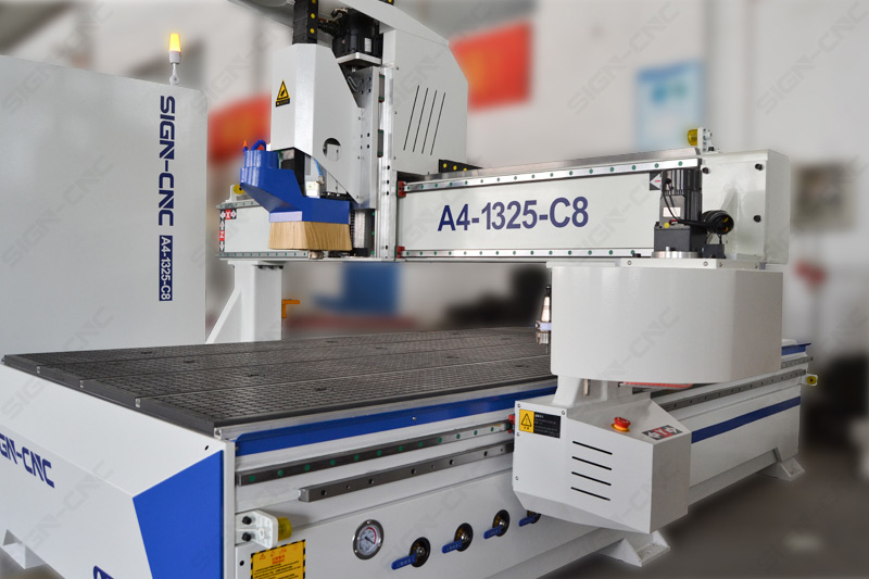 ACE-1325 Disc ATC cnc router Machine with pressure wheel