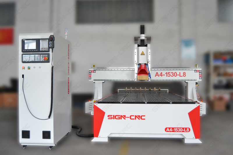 A4-1530-L8 ATC CNC router door making machine