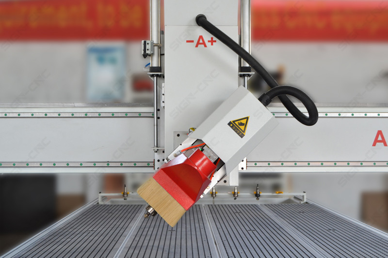 A8-2140-L8 ATC CNC Router Machine 4Axis Swing head for 3D Model