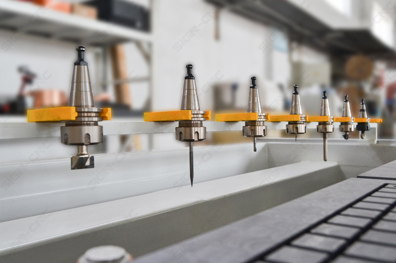 A8-2140-L8 ATC CNC Router Machine 4Axis Swing head for 3D Model