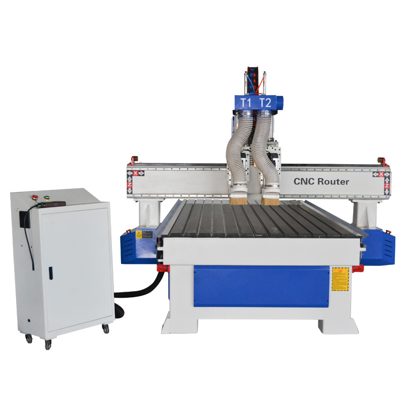 ATC CNC router pneumatic multi heads/ spindles