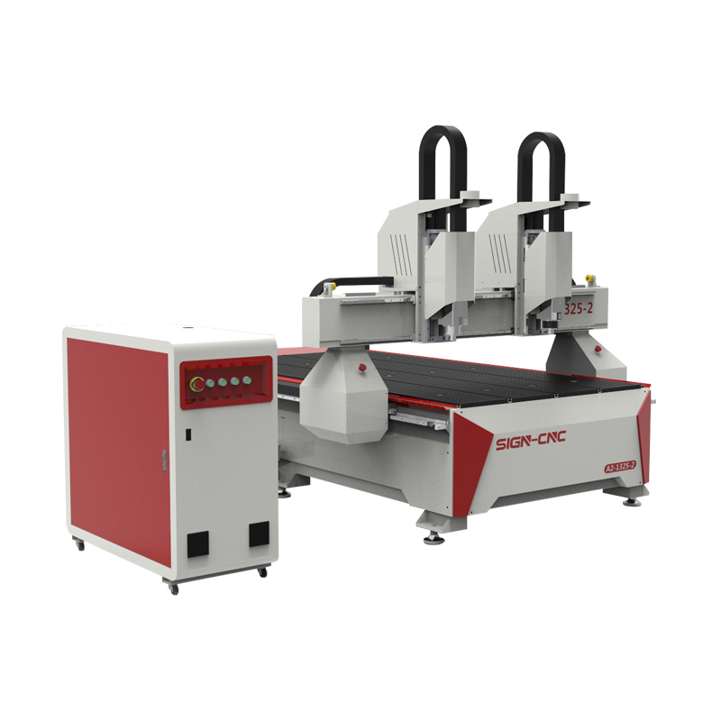 2020 New Double head CNC router machine 1325A  